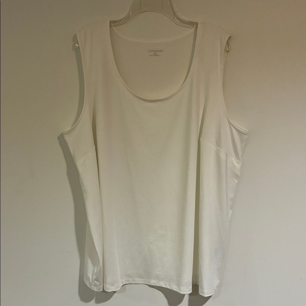 Catherines Women’s White Tank Top
